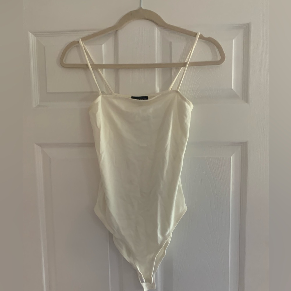 Topshop White Bodysuit Tank Top